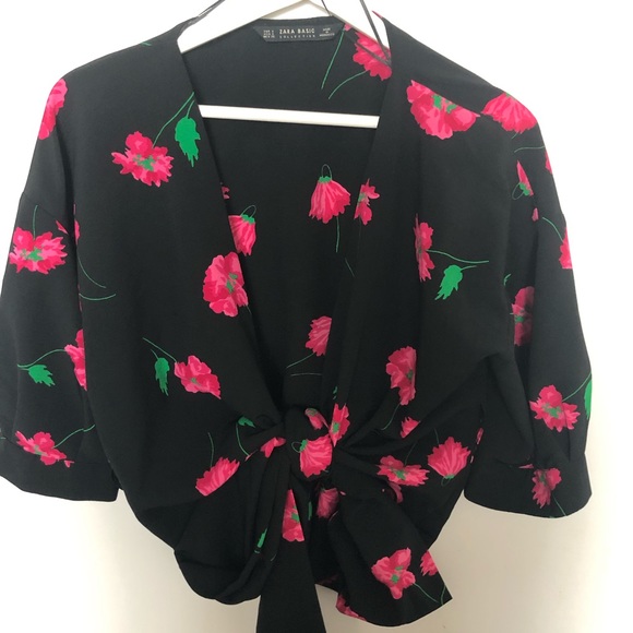ZARA Never Worn Floral blouse - Picture 3 of 3